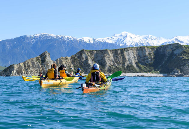 Experience a balance of fresh seafood, wildlife encounters, adventure, and thermal hot pools on this four day journey from Kaikōura to Christchurch. Use this itinerary to plan your getaway.