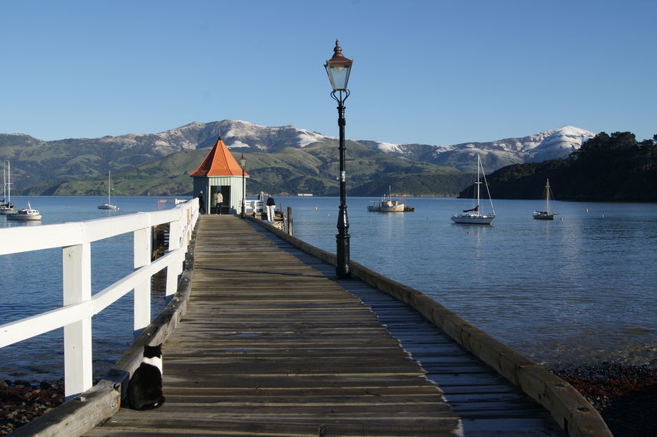 Winter in Akaroa is quiet and peaceful.