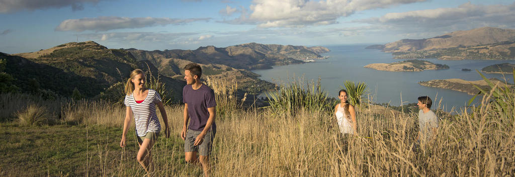 Enjoy the views from Christchurch's Port Hills
