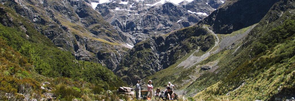 Wondering through the waterfalls in Arthurs Pass