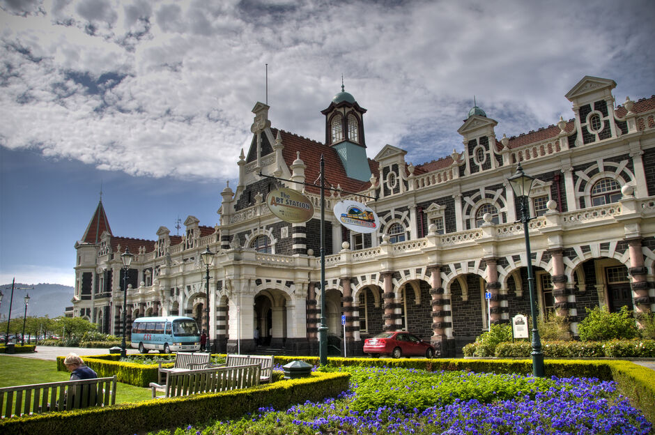 Dunedin Railway Station was opened in 1906.