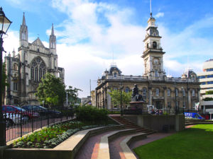 Town Hall and St Paul's Cathedral,
