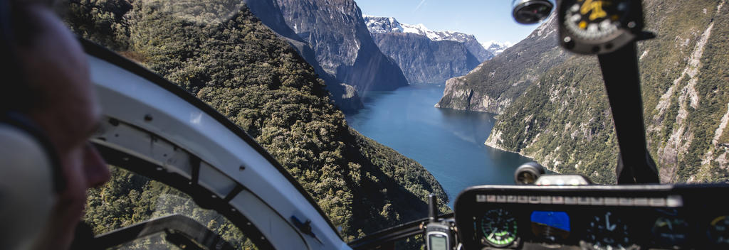 Experience epic landscapes with Fiordland Helicopters.