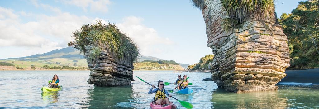 Kajakfahren in Raglan