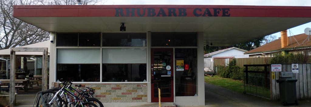 Stop by Arapuni and enjoy delicious food at Rhubarb Cafe. Get in some cycling while you're there.