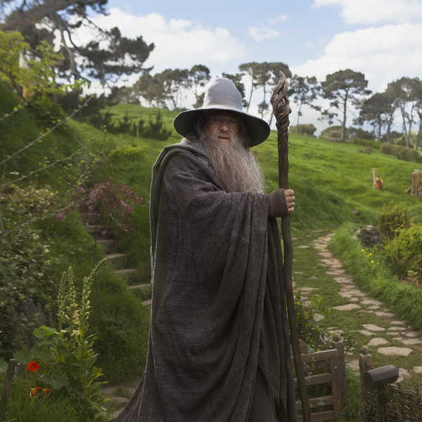 Gandalf in Hobbiton