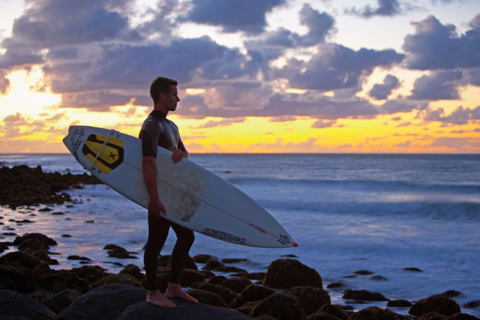 Fantastische Sonnenuntergänge sind ein Bonus in der Surferstadt Raglan an der Westküste.