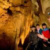 Exploring the glowworm caves in Waitomo
