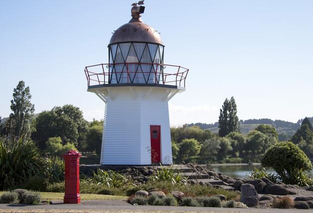 Wairoa is a friendly place to buy supplies before you venture into the wilds of Te Urewera National Park. You’ll love the wooden lighthouse.