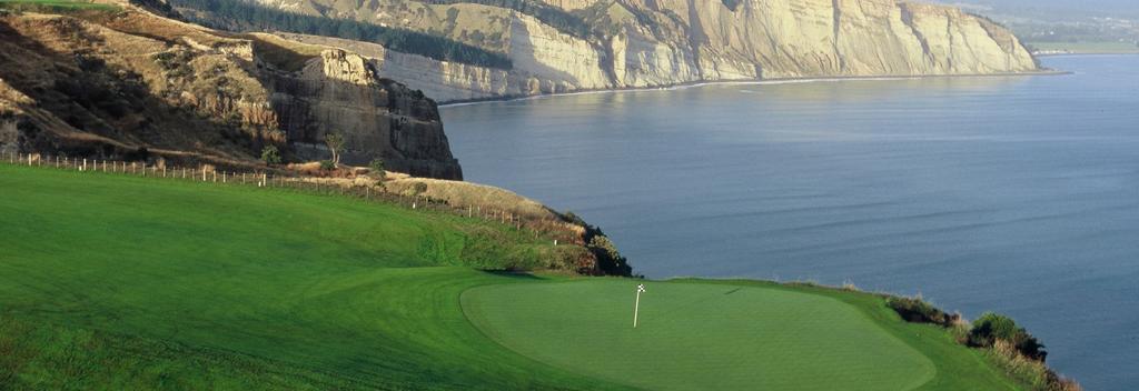 Der Cape Kidnappers Golfplatz steht auf Platz 38 der Weltrangliste. Die Platzgestaltung stammt vom Amerikaner Tim Doak.