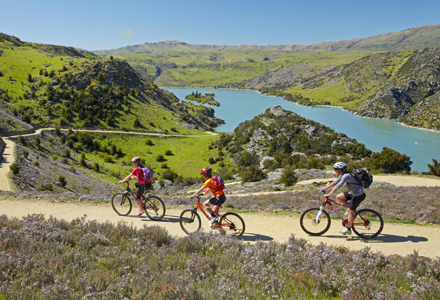 Ride into the rural heartland of Central Otago on the Roxburgh Gorge and Clutha Gold cycle trails.