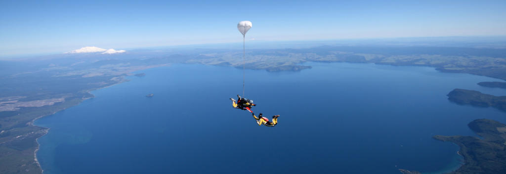 A lake, rivers and plenty of volcanoes - what an epic view!