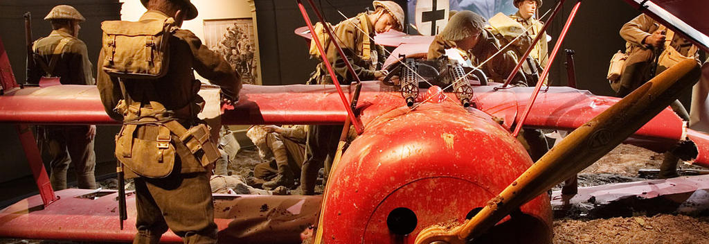 The Red Baron’s death scene at Omaka Aviation Heritage Centre