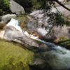 Water slide into Cleopatra's Pool