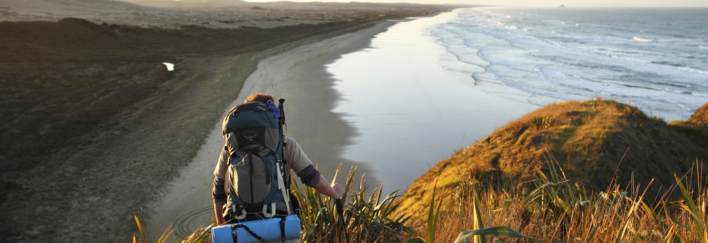 Ninety Mile Beach is part of the Te Araroa Trail, one of the world's longest walking routes.