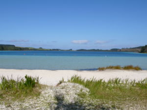 Linger on white sandy beaches