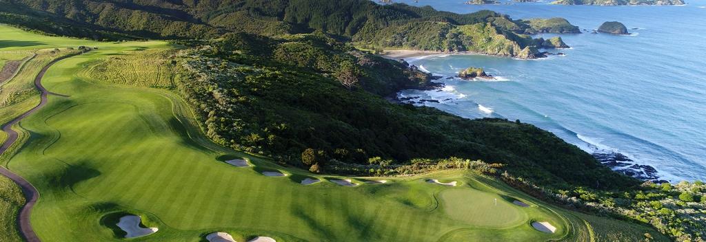 The majestic Kauri Cliffs is located in Matauri Bai, Northland.