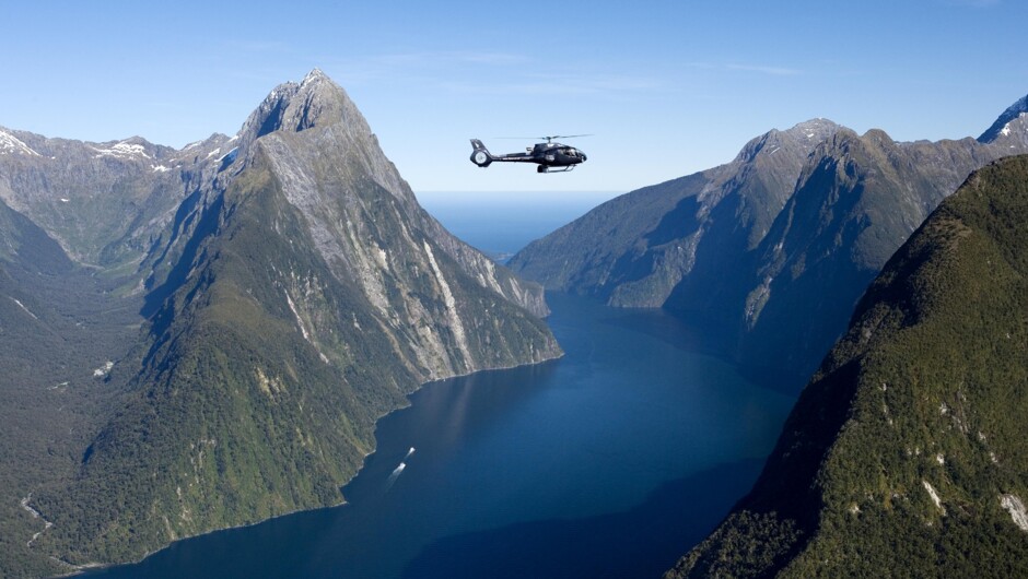 Flying Over Milford Sound