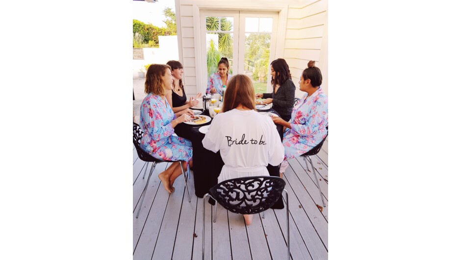 Bridal parties at The Roost Bed and Breakfast - Bachelorette, hens nights, wedding eve