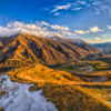 This vantage point on the Crown Range Road between Queenstown and Wanaka, offers the kind of amazing views we feature.