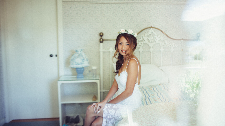 Lake Tekapo Bride Wedding Photo