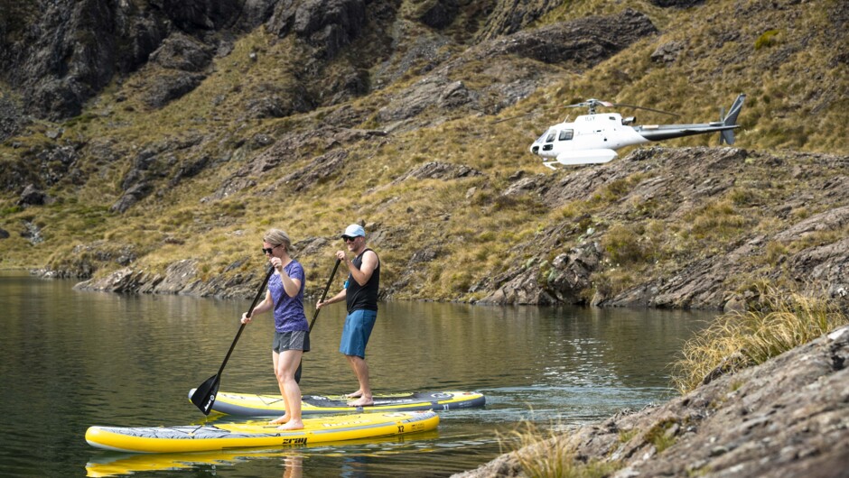 Feeling adventurous? Alpine paddle boarding.