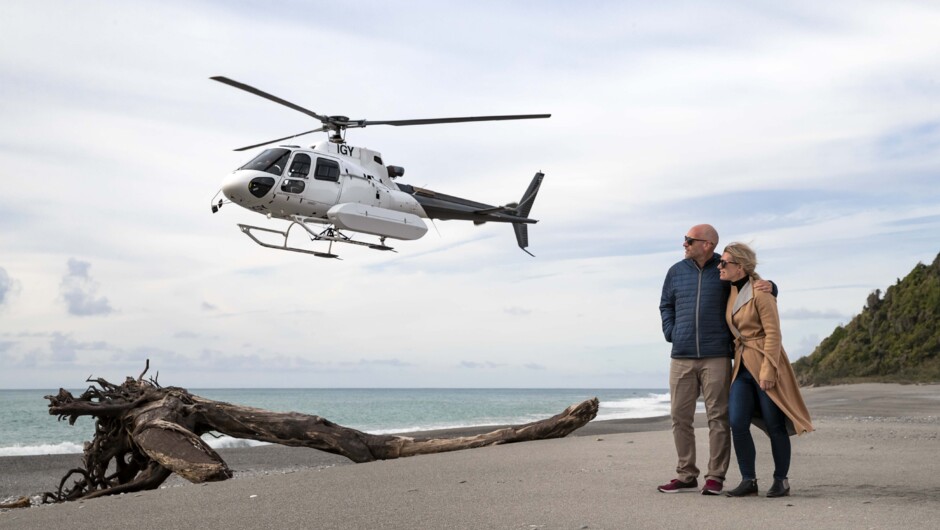 Private West Coast beach landing.