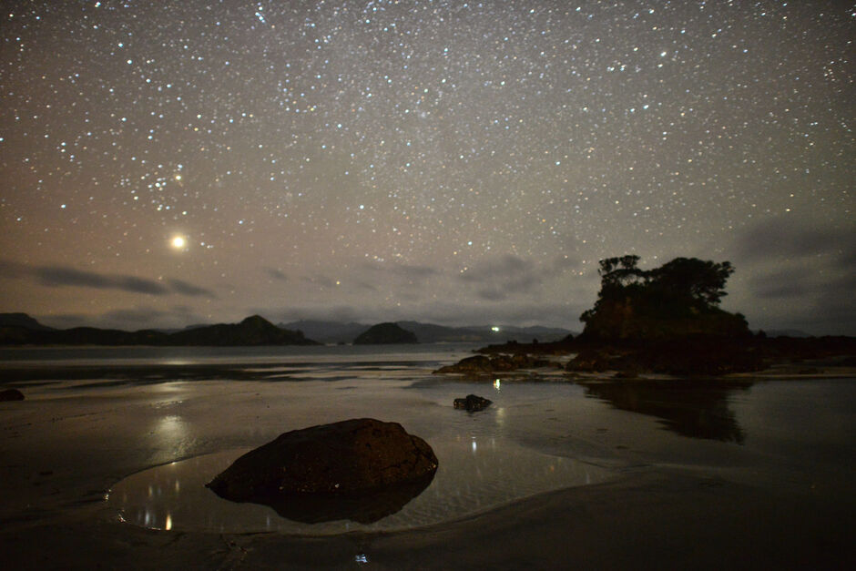 Night sky on Great Barrier Island