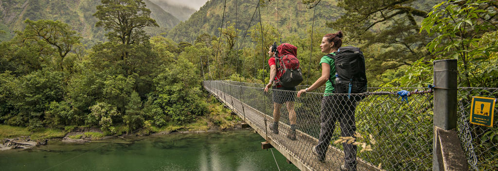 Crossing the Arthur River from Boatshed on the Milford Track