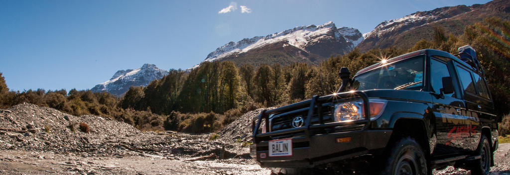 Four-wheel-drive safaris make it easy to discover some of Queenstown’s special secrets.