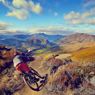 This is a mostly downhill single mountain biking trail leading to the bottom of Skippers Canyon - epic in view and experience!