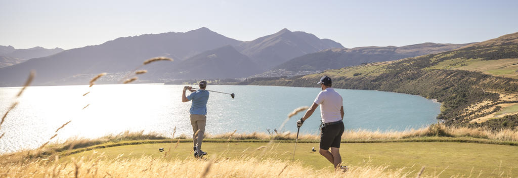 Golfing at Jacks Point