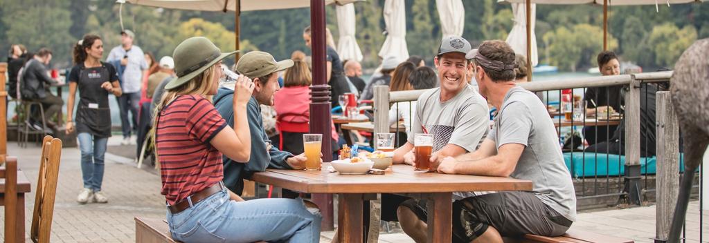 Friends at Atlas Beer Cafe, Queenstown