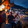 After dark, Queenstown slips into party mode.