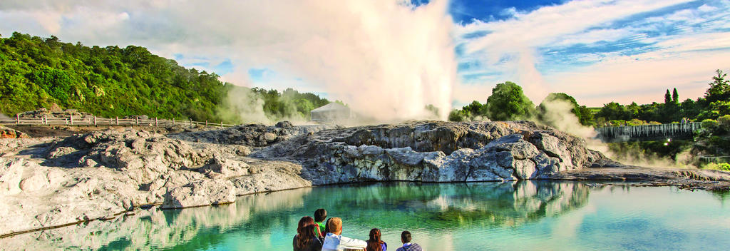 Take in the beauty of the Pohutu Geyser in  Te Puia - an exceptional experience.