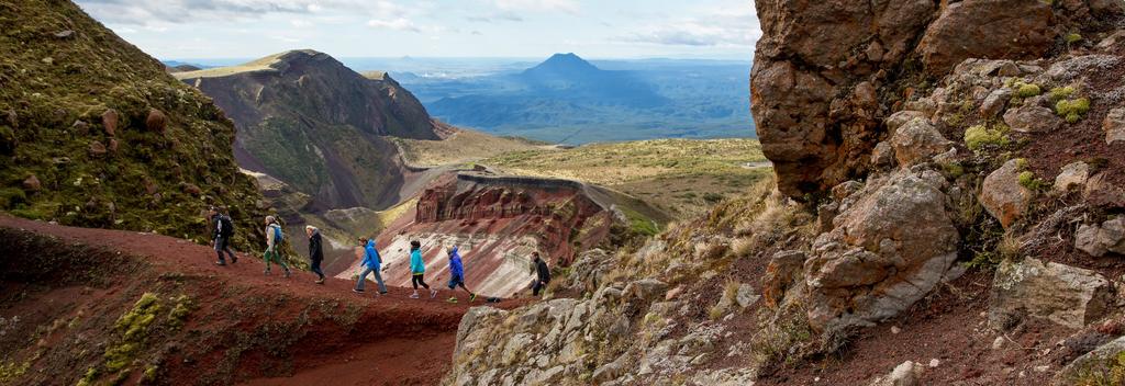 Guided walk on Mount Tarawera