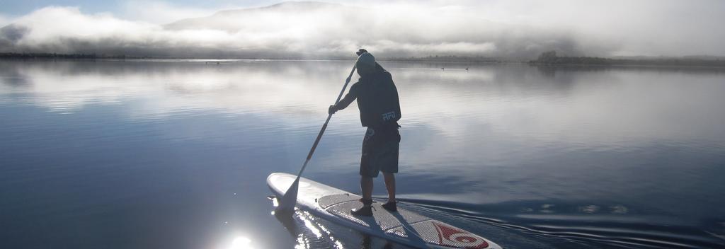 Stand Up Paddleboarding on Lake Otamangakau