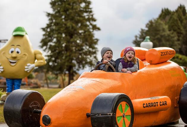 In winter and summer, the town of Ohakune is a base for adventures in the Tongariro National Park. It’s also the ‘carrot capital’ of New Zealand.
