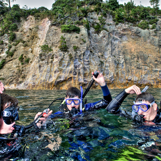 Diving in the marine reserve