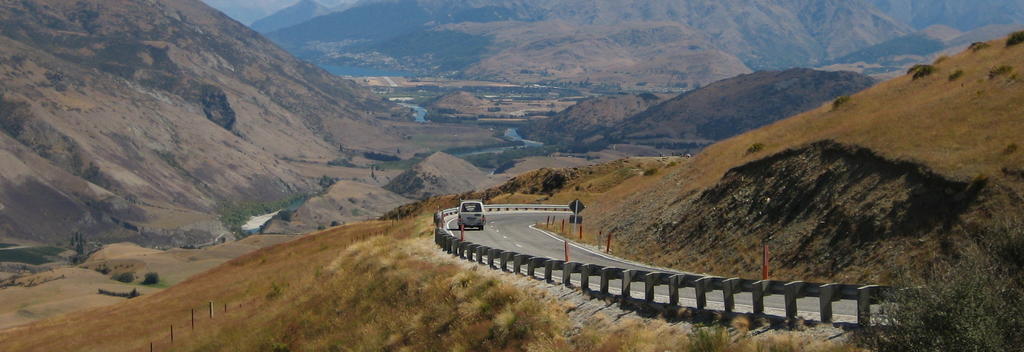 Crown Range Road in Cardrona Valley