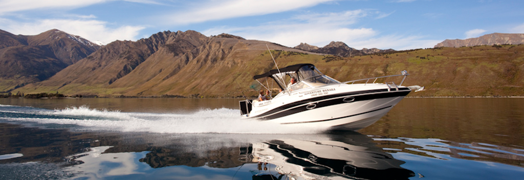 Enjoy a boat cruise on stunning Lake Wanaka, just an hour's drive from Queenstown