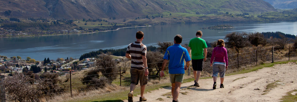 Genieße die atemberaubende Panoramaaussichten auf dem Mount Iron Track.