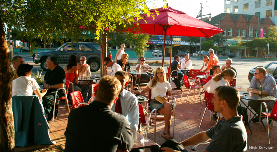 The Tasting Room am Courtenay Place besticht durch seine entspannte Atmosphäre und die Vielfalt an Gerichten.