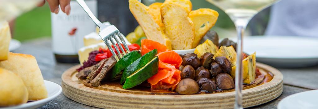 Platter at Poppies vineyard winery Martinborough