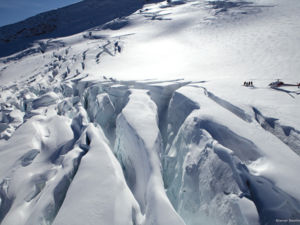Treat yourself to a scenic helicopter flight, landing high up on a glacier in the Southern Alps.