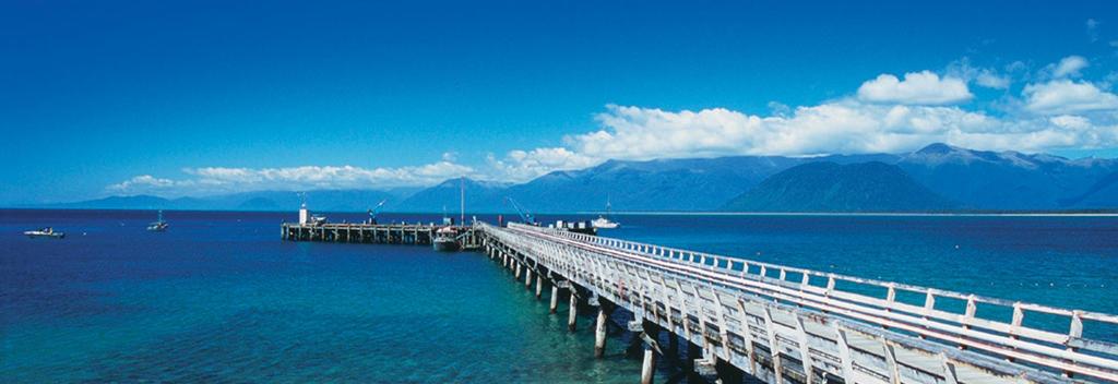 Explore the peaceful Jackson Bay fishing village