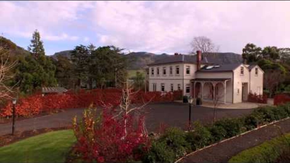 A short clip featuring the lovingly restored 19th-century Homestead surrounded by magnificent gardens, orchards, fernery and state-of-the-art recreation center on Annandale's farm on the South Island of New Zealand - just over an hour's drive from Christc