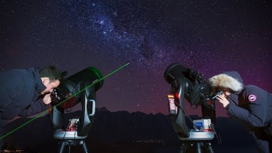 The clear, unpolluted skies of Queenstown are the perfect setting for Skyline Queenstown's stargazing experience. Perched high above Queenstown and surrounded by snow-capped mountains, keen stargazers have the opportunity to access a 'hidden world' not se