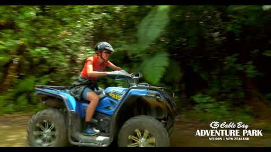 Quad Bike tours at Cable Bay Adventure Park