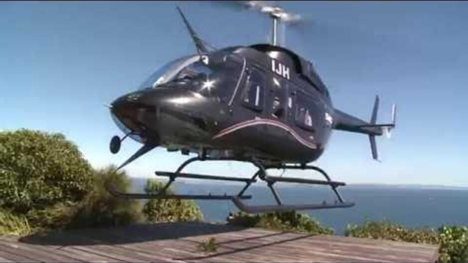 Salt Air's Exclusive Bay of Islands Hole in the Rock Helicopter Landing Experience